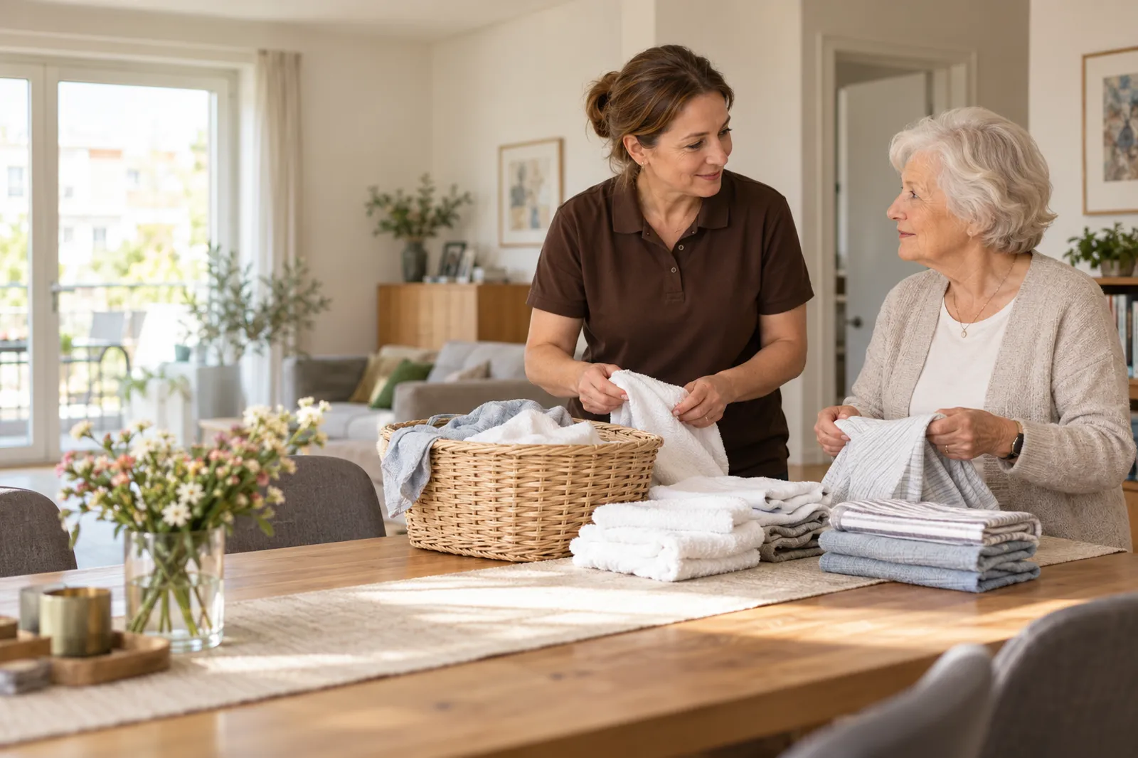 Unterstützung im Haushalt und im täglichen Leben